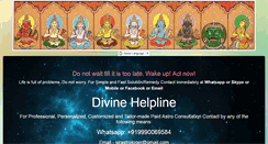 Desktop Screenshot of divinehelpline.com