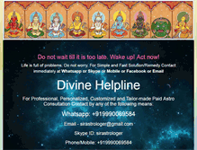 Tablet Screenshot of divinehelpline.com